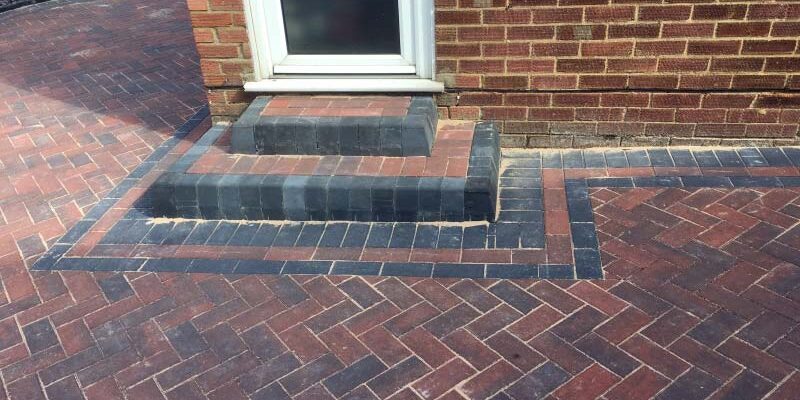 landscaping and steps project 08