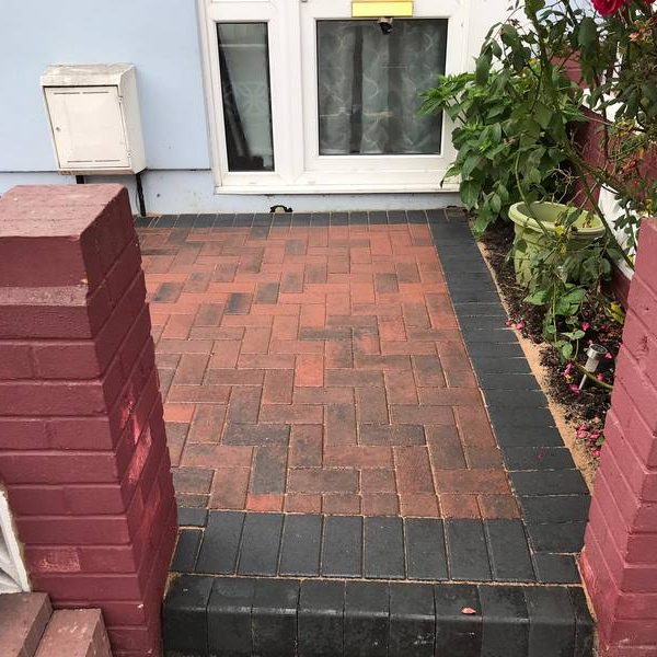 kent front garden block paving transformation 01