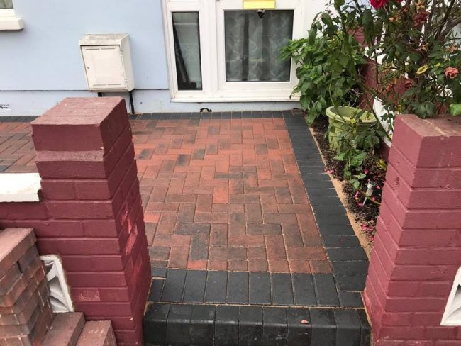 kent front garden block paving transformation 01