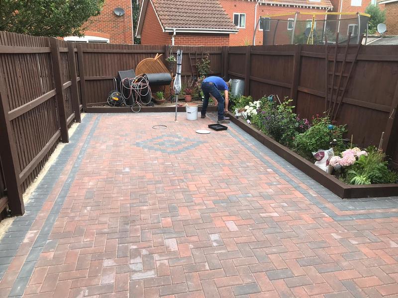 block paving garden project lancashire 07