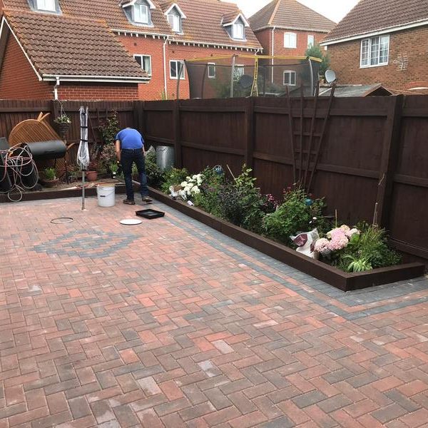block paving garden project lancashire 16