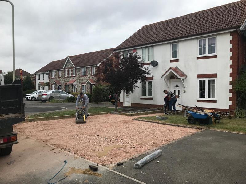 kent front garden block paving 06