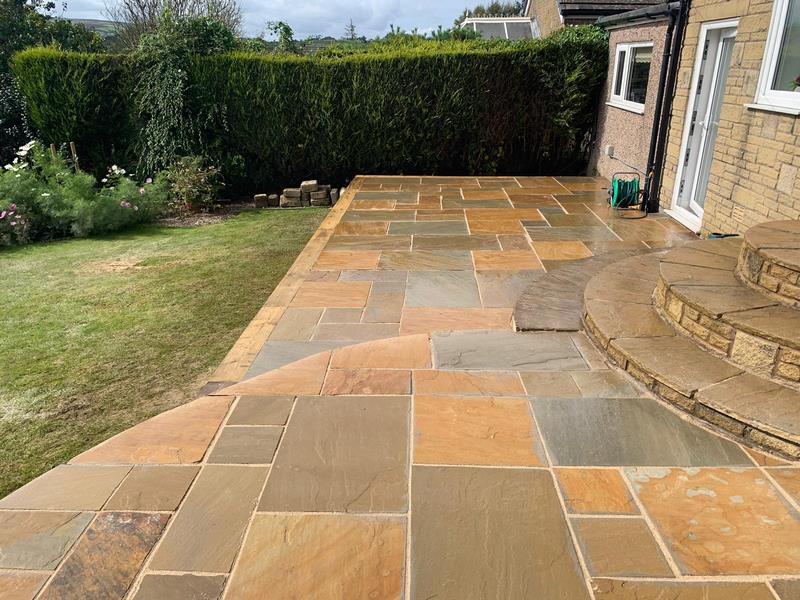 sandstone patio bury 18