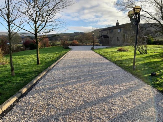 gravel driveway 14