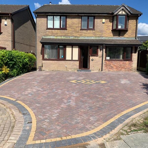 large burnley driveway block paving 06