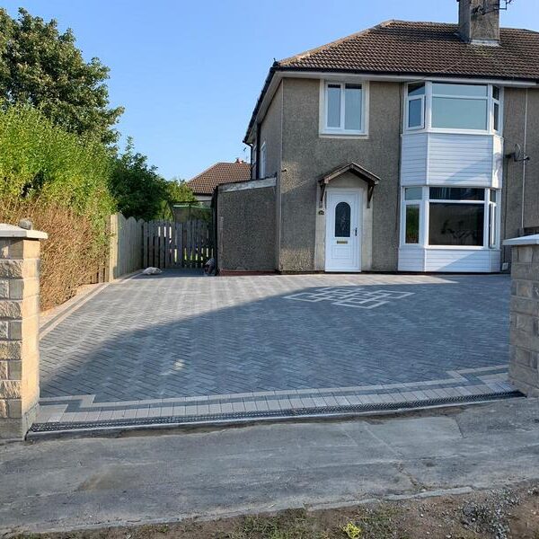 block paving driveway bury house 13