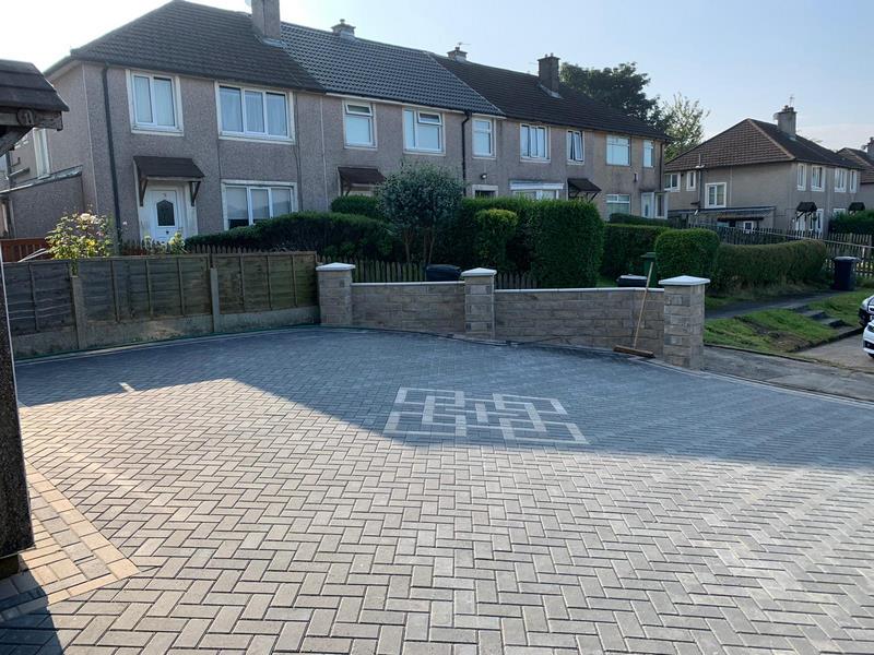 block paving driveway bury house 18