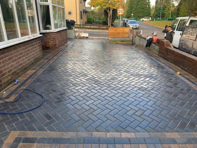 burnley block paving front garden 05