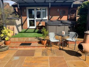 Burnley Front Block Paving Rear Patio House