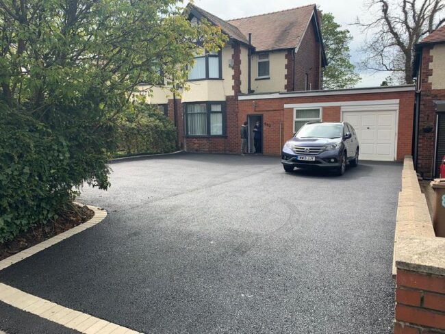 tarmac driveway soakaway drainage bury 11