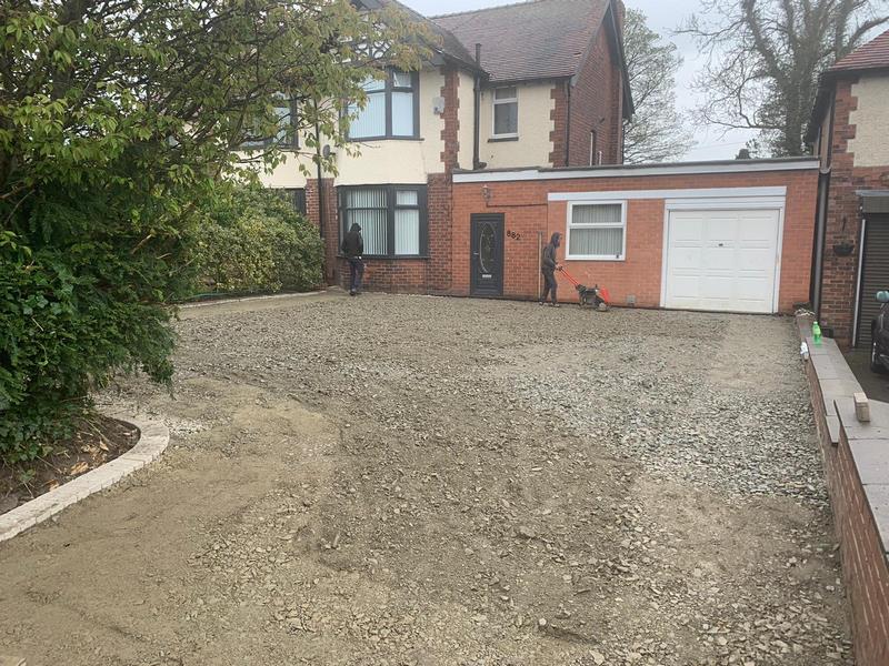 tarmac driveway soakaway drainage bury 19