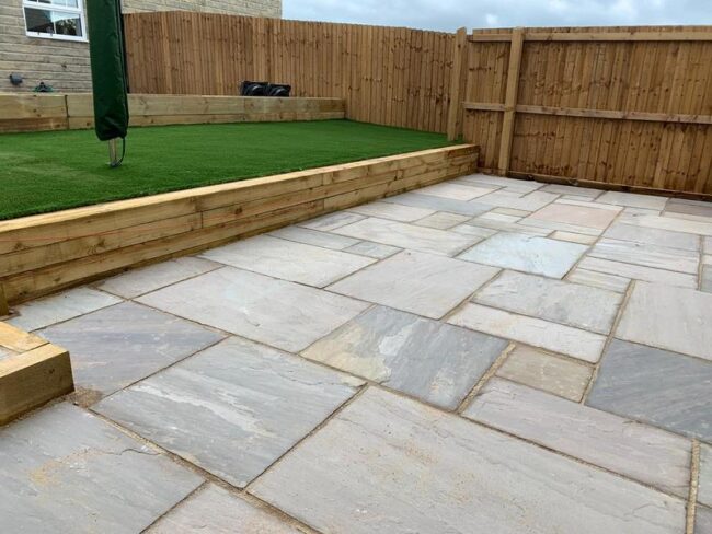 patio garden sandstone bury 10