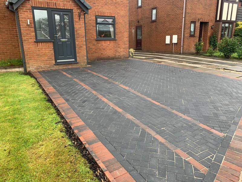 front block paving driveway lancashire burnley 02 front block paving driveway lancashire burnley 02