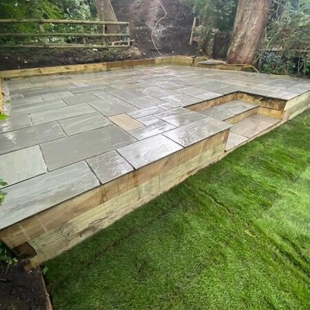 back garden patio blackburn 21