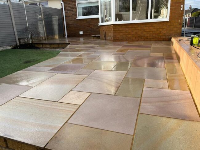 accrington sandstone block paving 09