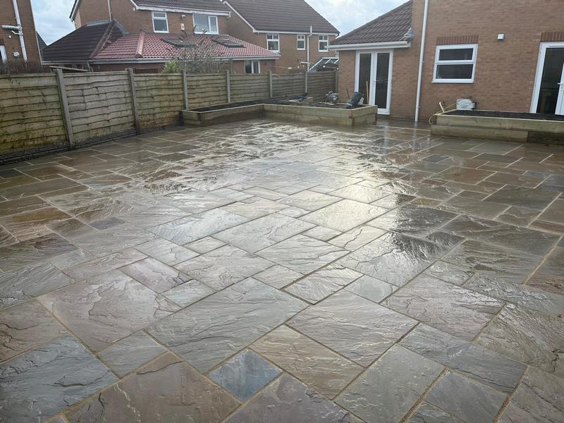 sandstone patio rear side house burnley 20 sandstone patio rear side house burnley 20