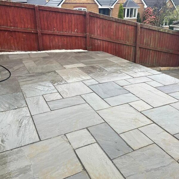 burnley garden sandstone patio 23