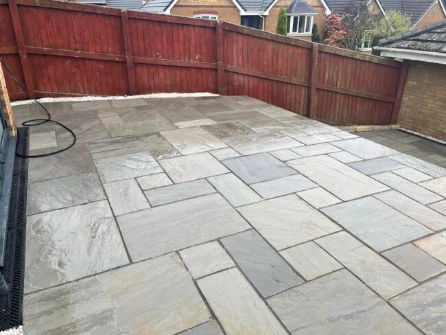 burnley garden sandstone patio 23