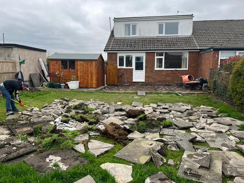bury new patio new grass turf 03 bury new patio new grass turf 03
