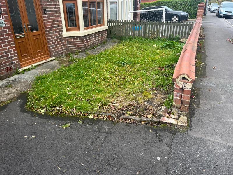 large front driveway block paved drive nelson lancashire 19