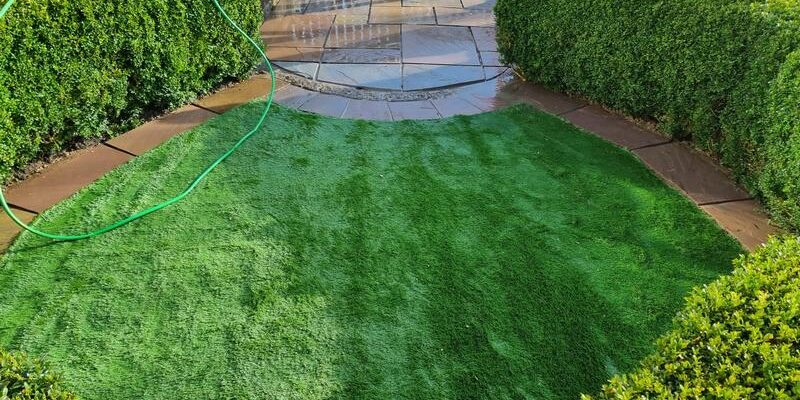 sandstone paving artificial grass burnley 01