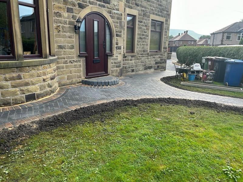 tarmac driveway sandstone patio block paved path 45