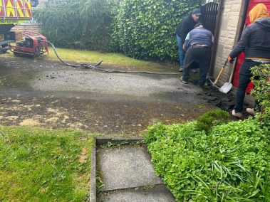 block paving sandstone patio full house hardscaping 0001