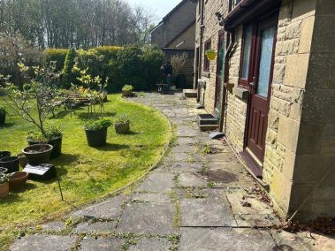 block paving sandstone patio full house hardscaping 0004