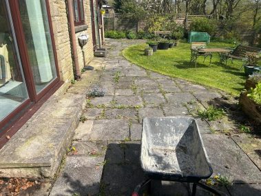block paving sandstone patio full house hardscaping 0011