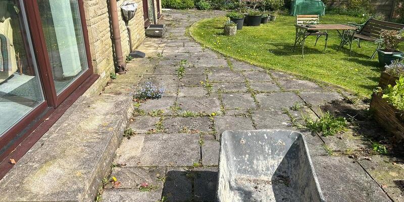 block paving sandstone patio full house hardscaping 0011