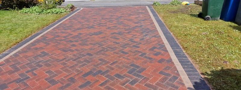 block paving sandstone patio full house hardscaping 0026
