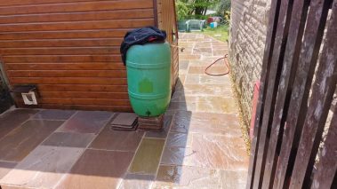 block paving sandstone patio full house hardscaping 0028