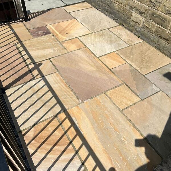 indian sandstone patio burnley 13
