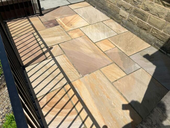 indian sandstone patio burnley 13
