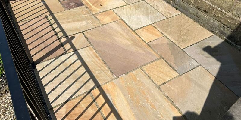 indian sandstone patio burnley 13