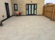 clitheroe garden makeover porcelain tiles sleepers flowerbeds 20