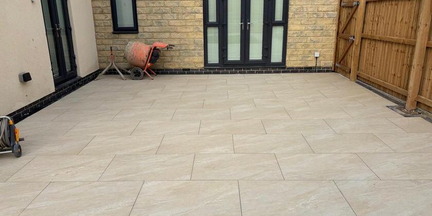 clitheroe garden makeover porcelain tiles sleepers flowerbeds 20 clitheroe garden makeover porcelain tiles sleepers flowerbeds 20