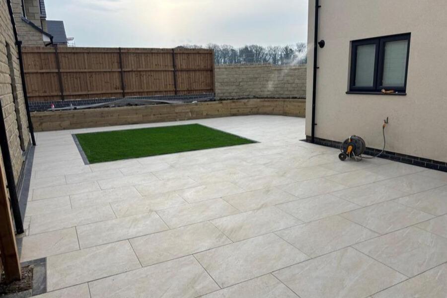 porcelain patio garden makeover