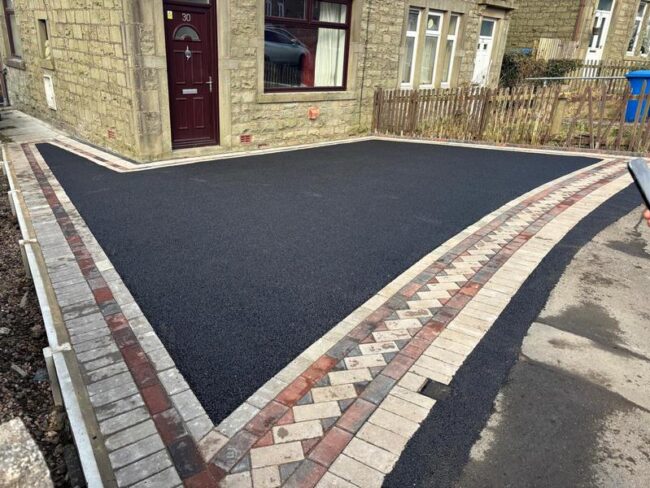 tarmac driveway block paved border rossendale 08