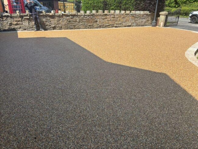 accrington detached house resin bonded driveway 16