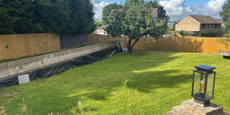 garden renovation pipe drainage soakaway boxes 16