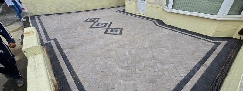 block paved driveway and indian sandstone patio in nelson 38 block paved driveway and indian sandstone patio in nelson 38