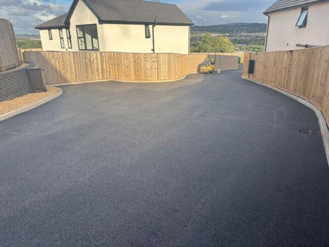 large tarmac driveway in fence burnley 04
