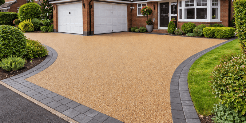 resin bound driveway uk home lancashire Resin Bound Driveway Installation at UK Home in Lancashire