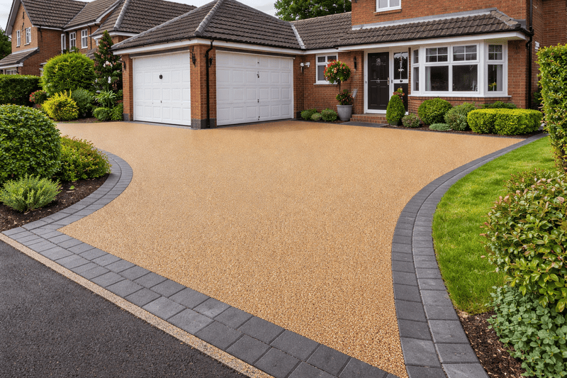 Resin Bound Driveway Installation at UK Home in Lancashire