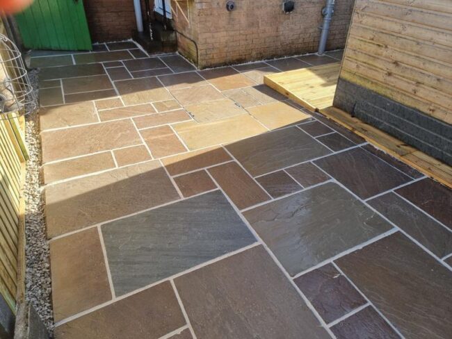 raj green indian sandstone patio blackburn 4