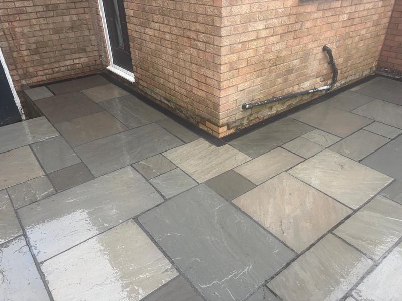 patio cleaning new turf and drainage accrington 8