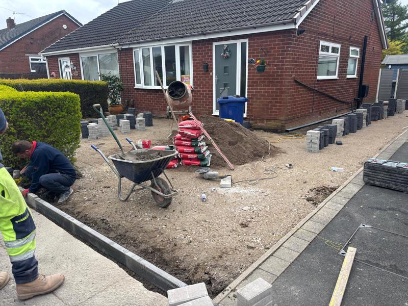 tarmac driveway block paved border in bury 1