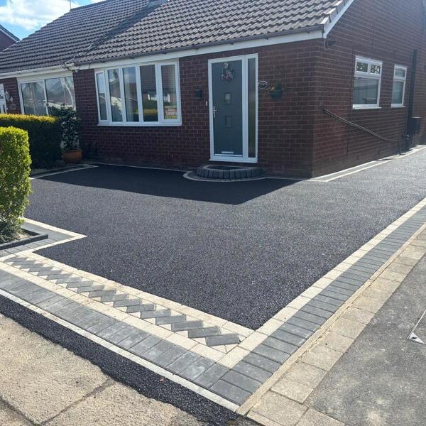 tarmac driveway block paved border in bury 8