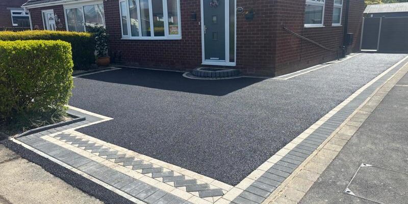 tarmac driveway block paved border in bury 8
